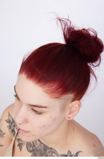 Rada ballet bun red long hair 0002.jpg